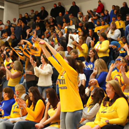Fans show their unwavering support for the Siena Heights Women's Basketball team at every home game.